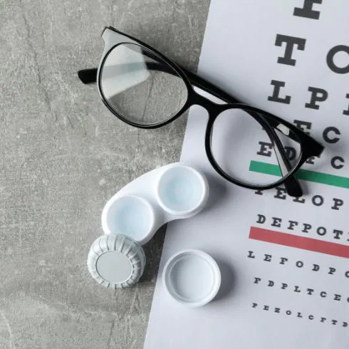 Icône service : Lunettes et lentilles